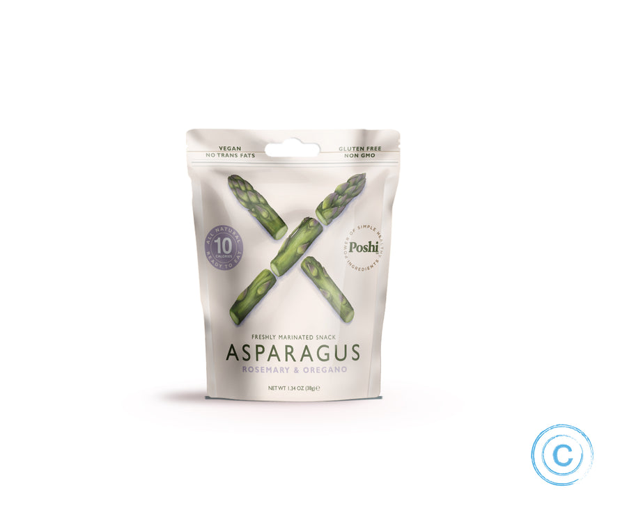 Poshi Asparagus - Rosemary & Oregano - Freshly Marinated Snack
