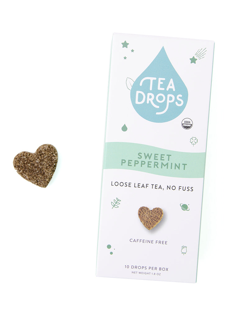 Tea Drops Loose Leaf Tea - Sweet Peppermint 10 ct