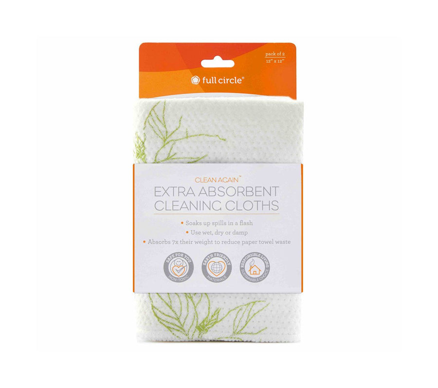 Full Circle Clean Again Extra Absorbent Cleaning Cloths