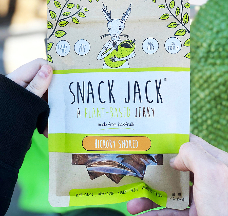Snack Jack Jerky - A Plant-Based Jerky - Hickory Smoked