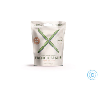 Poshi French Beans - Lime & Garlic - Freshly Marinated Snack