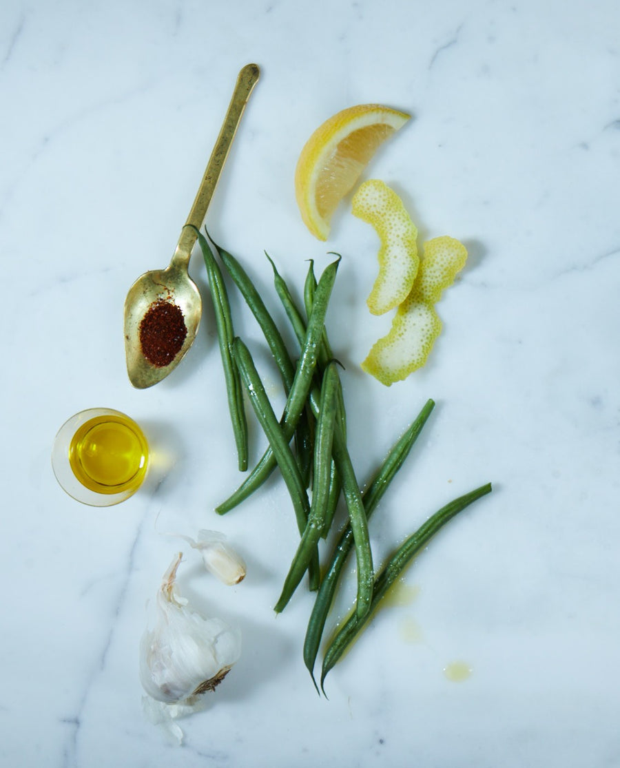 Poshi French Beans - Lime & Garlic - Freshly Marinated Snack