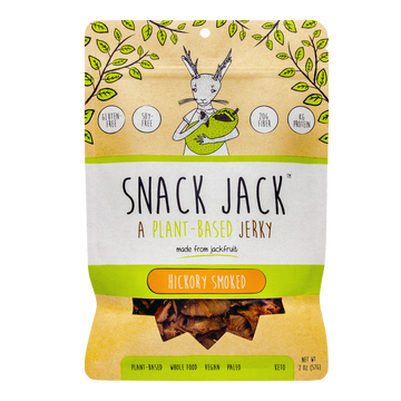Snack Jack Jerky - A Plant-Based Jerky - Hickory Smoked