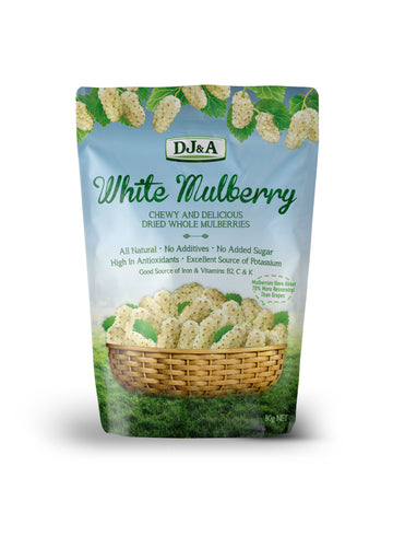 DJ&A White Mulberry - Dried Whole