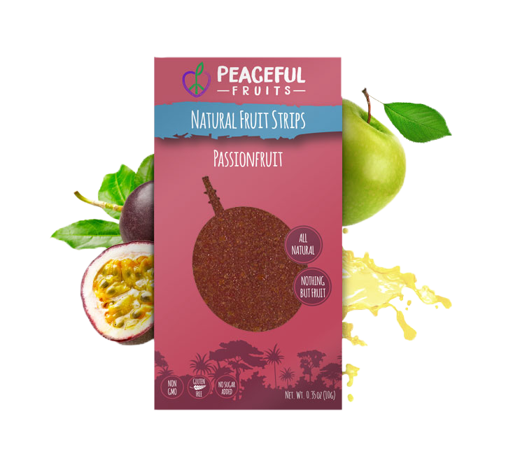 Peaceful Fruits Organic Fruit Strips - Passionfruit