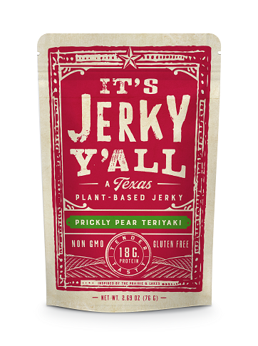 It's Jerky Y'all Plant-Based Jerky - Prickly Pear Teriyaki