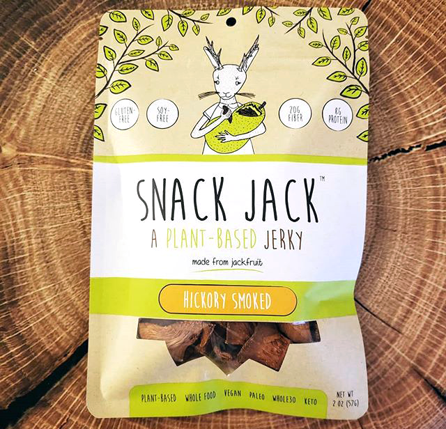 Snack Jack Jerky - A Plant-Based Jerky - Hickory Smoked