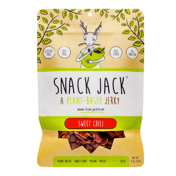 Snack Jack Jerky - A Plant-Based Jerky - Sweet Chili