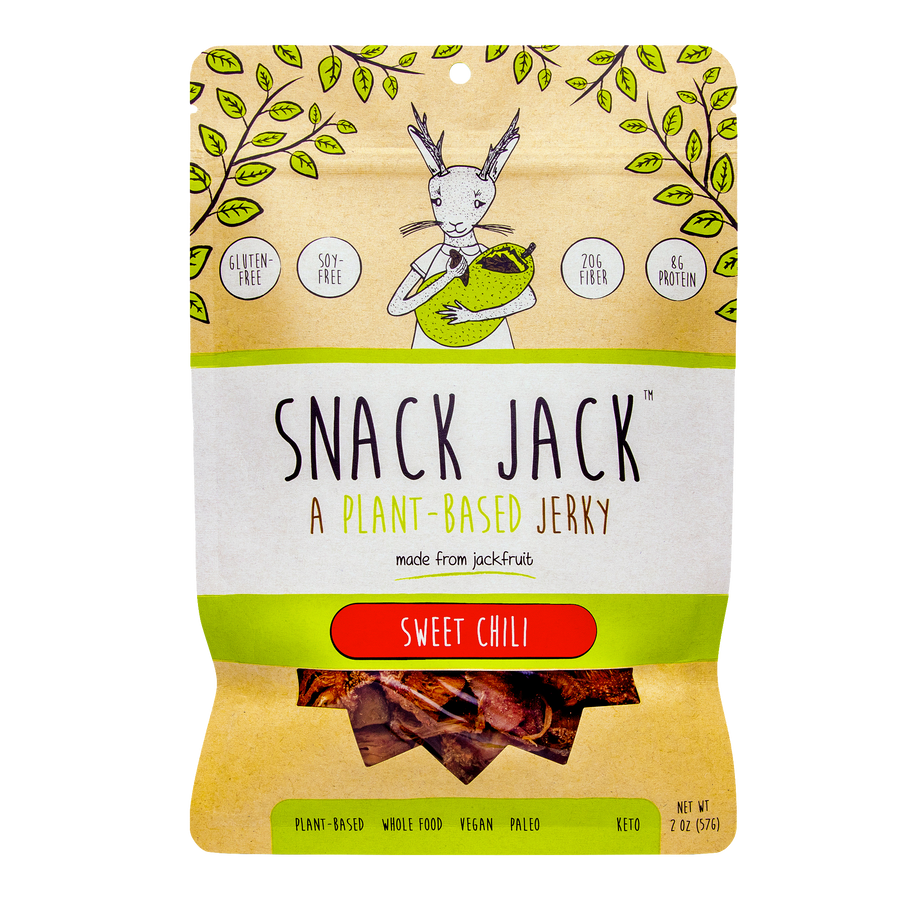 Snack Jack Jerky - A Plant-Based Jerky - Sweet Chili