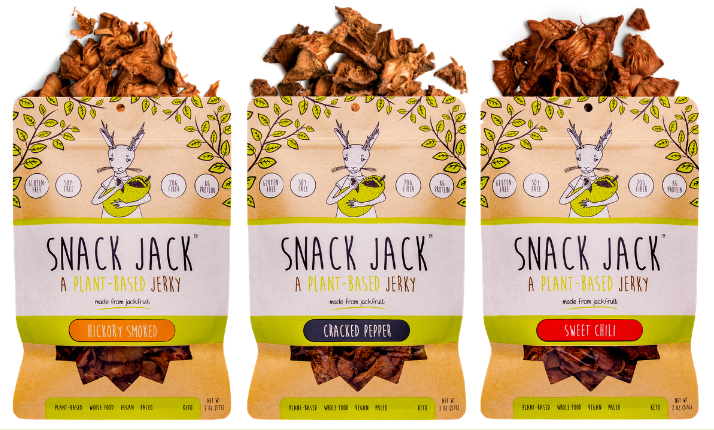 Snack Jack Jerky - A Plant-Based Jerky - Hickory Smoked
