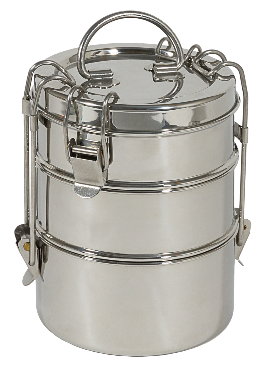 To-Go Ware 3-Tier Stainless Steel Food Carrier