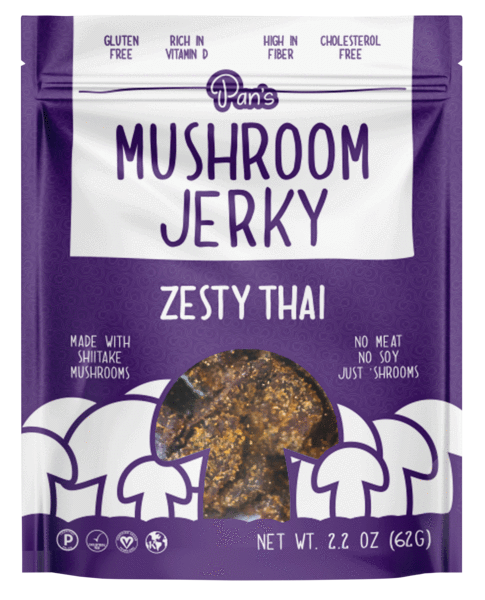 Pan's Mushroom Jerky - Zesty Thai