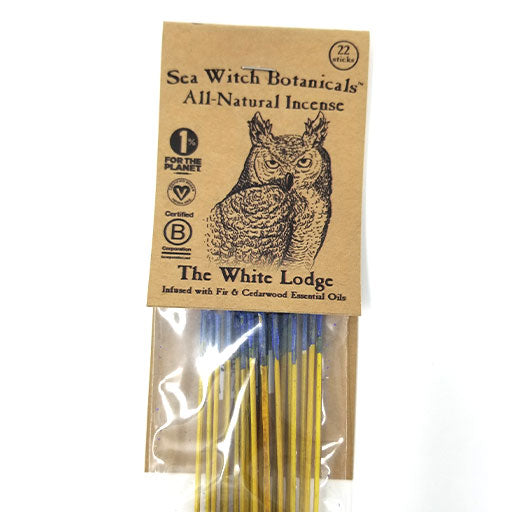 SeaWitch Botanicals Incense - The White Lodge - 22 Sticks