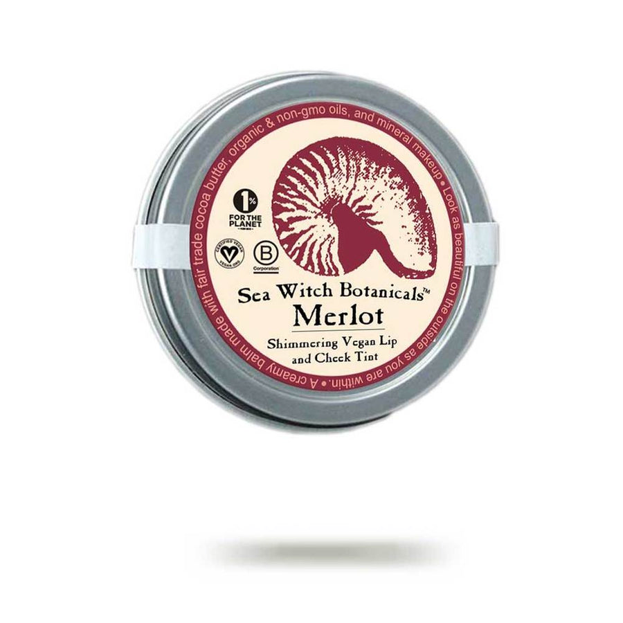 SeaWitch Botanicals Vegan Lip and Cheek Tint - Merlot
