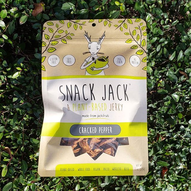 Snack Jack Jerky - A Plant-Based Jerky - Cracked Pepper